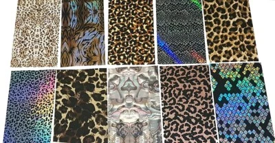 COLOR YOUR NAILS 10 Rollen Transferfolie in Box, Animal (TFR-13)