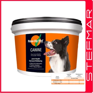 Rose Hip Vital Canine Powder 1.5kg - For Dogs Joint Health -CALC - Picture 1 of 1