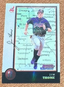 1998 Bowman Chrome International Refractor JIM THOME #56 HOF Indians - Picture 1 of 2