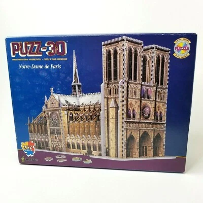Puzz-3D Notre Dame de Paris Cathedral 952 pieces Puzzle Wrebbit 1995 - Image 1 of 4