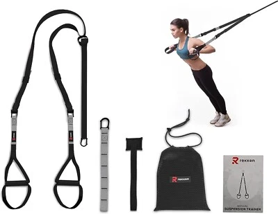 Suspension Trainer & Suspension Straps for Exercise Adjustable Workout Straps - Photo 1/4