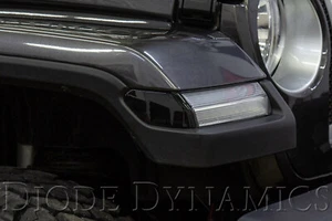 Smoked LED Sidemarkers for 2018-2019 Jeep JL Wrangler (pair) Diode Dynamics - Picture 1 of 19