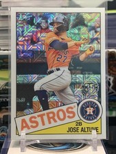 2020 Topps Series 1 Chrome 1985 Silver Pack Jose Altuve #85C-14 CS 2B