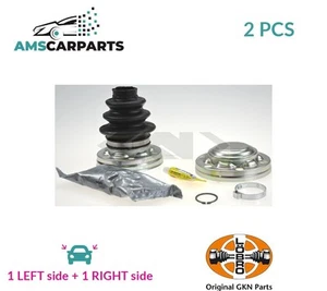 CV JOINT BOOT KIT PAIR TRANSMISSION END REAR RIGHT LEFT 304488 LOBRO 2PCS NEW - Picture 1 of 5