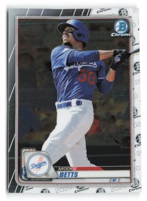 2020 Bowman Chrome Mookie Betts #31 Los Angeles Dodgers - Image 1 of 2