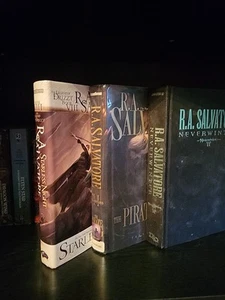Lot Of 3 Forgotten Realms Drizzt Books. Hardcover. 1 Missing Jacket. - Picture 1 of 2