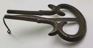 Vtg Cast Iron Antique Mouth Harp Juice Jaws Harp England Bluegrass Country Folk - Picture 1 of 10