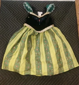 Disney Parks Princess Anna Costume Dress Up Girls Size XS 4 5 Halloween WDW - Picture 1 of 9