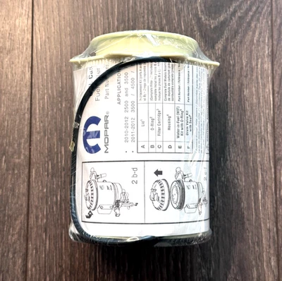 Filtro de combustível genuíno Chrysler Dodge Ram (68065608AA) Mopar - Imagem 1 de 4