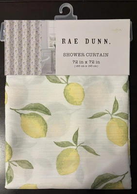 Rae Dunn Lemon Shower Curtain 72 X 72