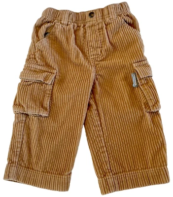 Pantalón de bolsillo de carga de pana resistente hueso perro Best In Show 2005 de colección Gymboree 12-18M Foto 1 de 4