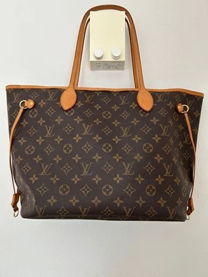 Louis Vuitton Tasche Monogram Neverfull MM Leder Braun - Bild 1 von 4