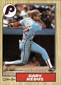 1987 O-Pee-Chee Gary Redus - Bild 1 von 2