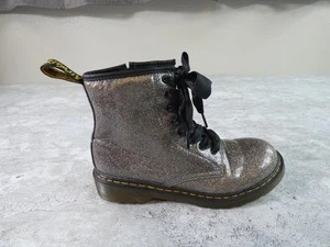 Bottes Dr Martin femmes 5 États-Unis ruban patient doré lacets semelle air coulson étincelante - Photo 1/13