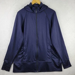 Mondetta Kapuzenjacke Gr. 2XL Full Zip Daumenlöcher Taschen Activewear Lila - Bild 1 von 13