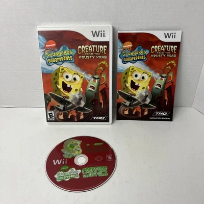 SpongeBob SquarePants Creature From The Krusty Krab Nintendo Wii Video Game - Image 1 of 4