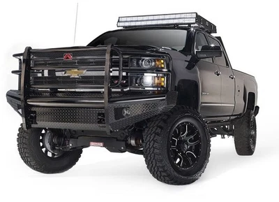 Fab Fours CH05-S1360-1 03-06 Silv 2500/3500 Front Ranch Bumper Guard/Tow Hooks Foto 1 de 3