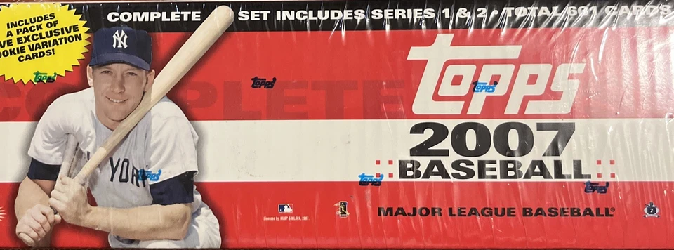 Juego completo Topps MLB 2007 - Serie 1 y 2 (661 cartas) ¡SELLADO DE FÁBRICA! Foto 1 de 4