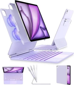 Apple iPad Air 13-inch Keyboard Case (M3/M2) - Multicolor Backlit, With Trackpad - Picture 1 of 9