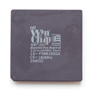Sockel 7 CPU - IDT WinChip C6-180 - 180MHz - GETESTET - Bild 1 von 2