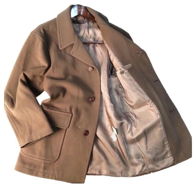 Brooks Brothers Wool Chester Coat Camel Beige M Classic Men's Outerwear F/S - Image 1 of 4