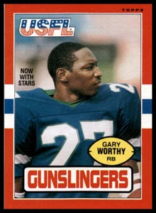 1985 Topps USFL #121 Gary Worthy - Picture 1 of 2
