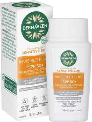 Dermaveen Sensitive Sun Invisible Fluid Sunscreen SPF 50+ 50ml - image 1 of 4