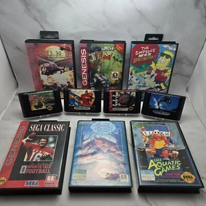 Sega Genesis Games Pick & Choose Authentic CIB No Manual Loose Tested/Working! - Picture 1 of 48