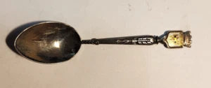 Vintage Stainless Steel Chrome Lausanne Switzerland Souvenir Collector Spoon - Picture 1 of 4