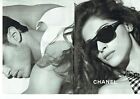 Publicité Advertising 920  2011  Chanel  lunettes solaires  (2pages)