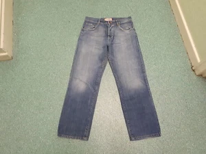 Vaqueros para hombre Firetrap Coupe cómodos antivaqueros cintura 32"" pierna 30"" descoloridos azules medianos - Imagen 1 de 5