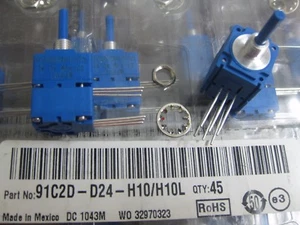 1X 91C2D-D24-H10/H10L 1K/1K 1/2W 20% Cermet Potentiometers 91C2DD24H10/H10L - Picture 1 of 7