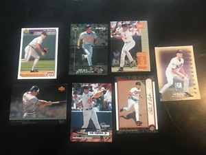LOT OF 7 - CAL RIPKEN Misc BASE CARD LOT (Upper Deck, Bowman, Elite, etc)