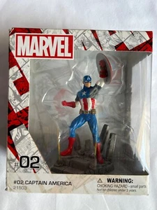 Schleich Marvel #02 Captain America (21503)4" PVC Figure Collectible  New - Picture 1 of 3