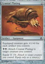 Fifth Dawn Cranial Plating - Foil x1 Moderate Play, English Magic Mtg M:tG