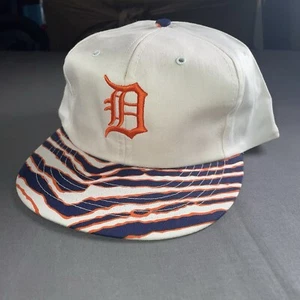Detroit Tigers Hat Zebra Design Hat Snapback Hat Jolly Rancher 90s MLB Hat - Picture 1 of 3