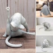 Resin No Shame Cat Sculpture Realistic Cat Crafts Gifts Funny Cat Statue
