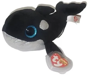 Ty Beanie Boos SHAMU Whale Sea World Exclusive 6-8" NEW MWMTs Plush Stuffed Toy - Picture 1 of 13