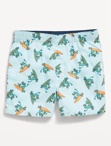 Old Navy Kid Boys Cotton Poplin Printed Boxer Shorts Surfing Frog Size S M L XL - Picture 1 of 1