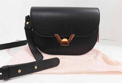 Nuevo Bolso Bandolera Coccinelle Dew Cuero Negro Foto 1 de 4