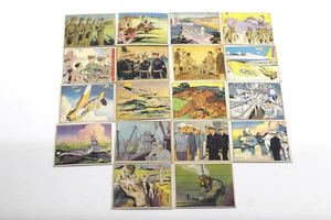 18 pc 1941 Gum Inc Uncle Sam USA Military WWII War Picture Card Lot No Two Alike - Picture 1 of 10