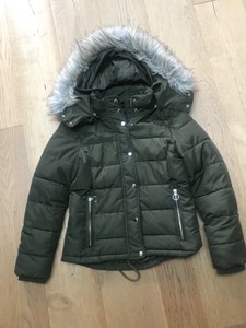 Topshop Puffer Jacket Green Coats 