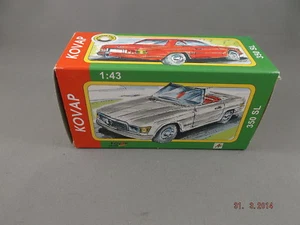 Tin Toy Car - Mercedes 350 SL Coupe Silver KOVAP - Picture 1 of 4