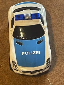 1/64 NEW CAR HOBBY GRADE_ MERCEDES COP w/LIGHTS_RUNS afx_EXTRA FAST_READ DETALS - Picture 1 of 8