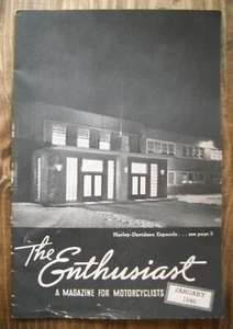 The Enthusiast Magazine for Motorcyclists Harley Davidson January 1948 - Picture 1 of 8