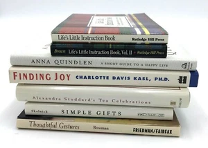 7 Inspirational Books Lot Happy Joy Spiritual Sayings Thoughts Bowman Davis - Imagen 1 de 5