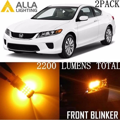 Allá Lighting 39-LED Bombilla intermitente amarillo ámbar para Honda Foto 1 de 4