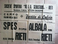 GRANDE MANIFESTO CALCIO SPES(Roma) ALBALA(Roma) RIETI