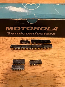 8 Motorola MC839P 6924s+ one 6916,2 MC8309s Divide By N Counters NOS,RARE OG Box - Picture 1 of 10