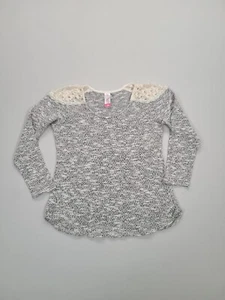 No Boundaries Sweater Teens Small Gray Outdoors Casual Youth Girls - Picture 1 of 7